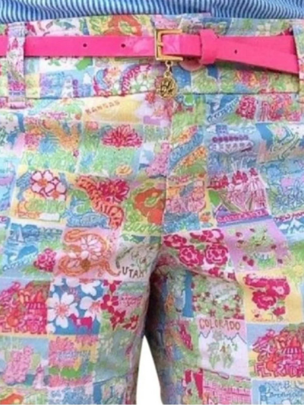 Lilly Pulitzer bright patchwork